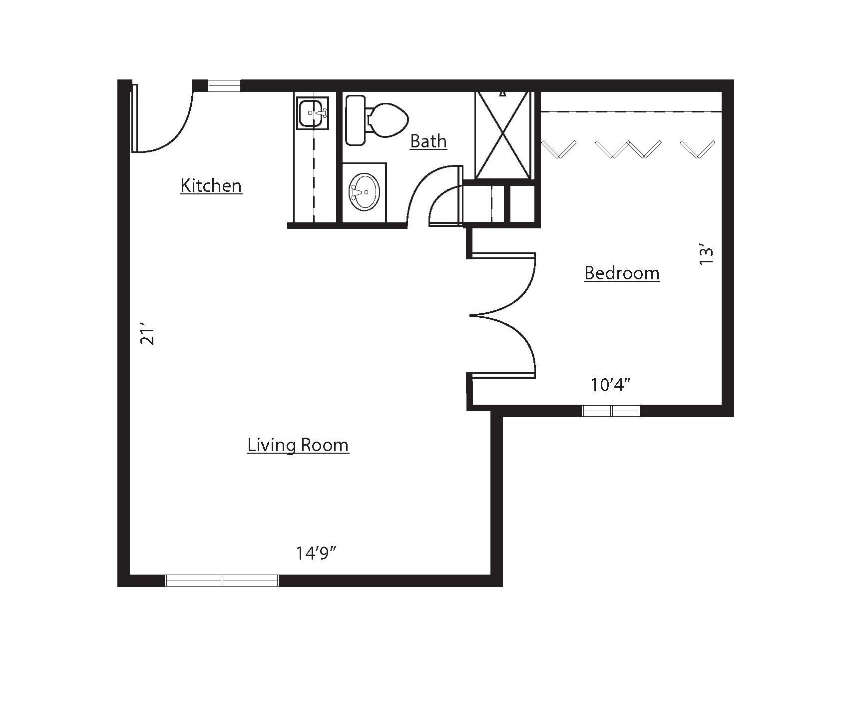 Care Suites of Edina_Floor Plans_Wooddale