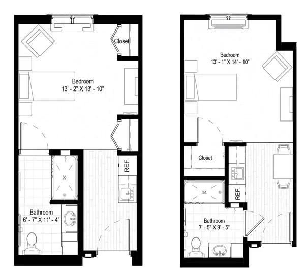 The Mysa - 380-424 sq ft, studio