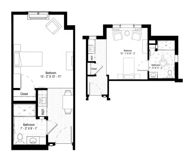 The Mysa, cont. - 380-424 sq ft, studio