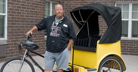 Michael Kirchen and the Pedicab Adventures at The Plaza
