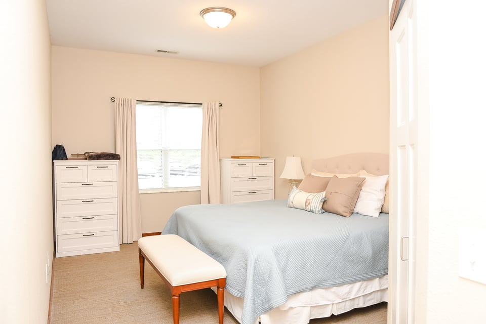 bright small room with window