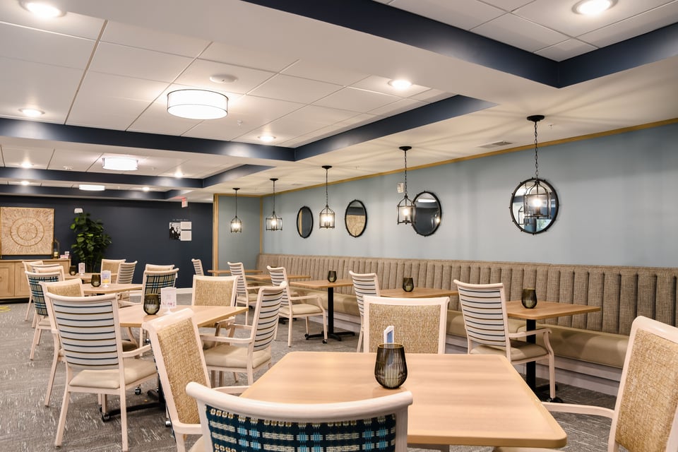 dining room with tables and chairs