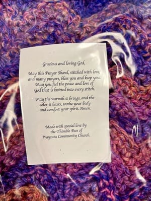 Walker Place Gebetsschals Gebetskarte