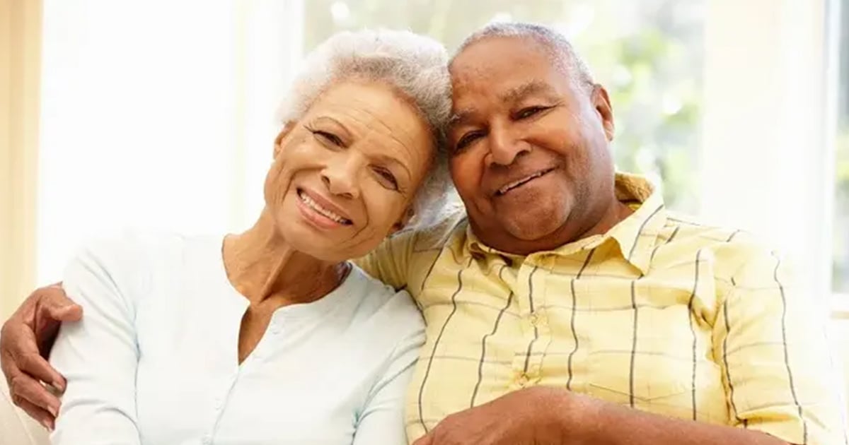 couple smiling together